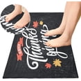 thumbnail image 4 of GZHJMY Happy Thanksgiving Day Bathroom Rug Mat,Soft and Absorbent Bath Mats Non-Slip Carpet Machine Washable Kitchen Mat for Bathroom, Tub and Shower 39x20in Carpet Runner, 4 of 7