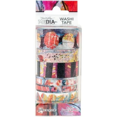 UPC: 0789541059981 | Ranger # #2-6 Rolls Dina Wakley Media Washi Tape