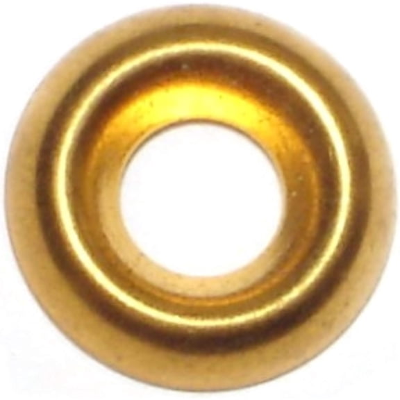 014973436605 Finishing Washer Brass, #8, Piece-160