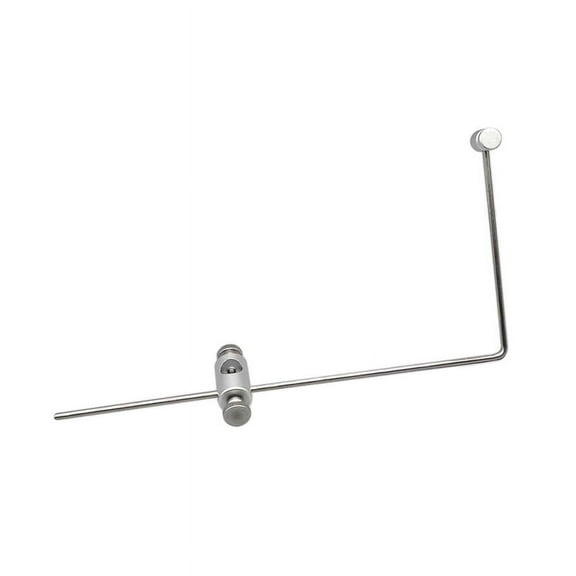 Portable Fly Tying Vise Tool Fishing Hook Rotary Gears 360° Rotation Multiple Adjustments Silver