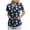 Blue, variant on GEWSEY Scrubs for Women Tops Easter Print Shirt V Neck Cartoon Pattern Short Sleeve Nursing Uniform with Pockets (Dark Blue, 3XL)