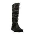 thumbnail image 2 of Xoxo Womens Minkler Round Toe Knee High Fashion Boots, Brown, Size 11.0, 2 of 5