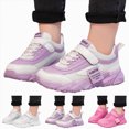 thumbnail image 6 of NOLDARES Breathable Mesh Casual Running Shoe Athletic Sneaker for Toddle Kid Girl and Boy(Hot Pink,2.5), 6 of 9