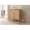 thumbnail image 2 of Mid Century Three Drawer Dresser - Scandinavian Oak Finish, 2 of 6