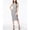 Grey - gray, variant on XOXO Womens Lace-Up Midi Dress, Grey, Large