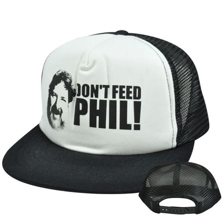 Viva La Bam Margera Dont Feed Phil MTV Flat Bill Mesh Trucker Snapback Hat