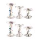 thumbnail image 1 of Juego de candelabros BTGLLAS Color Glass con soporte de cristal, 6 unidades, 1 of 1