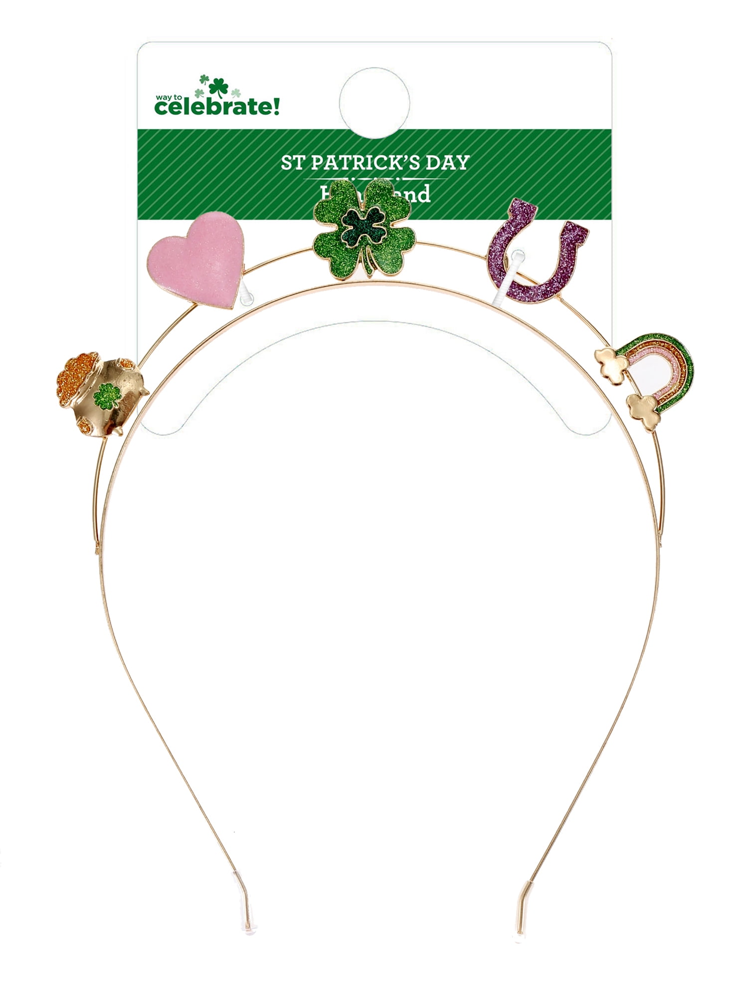 Way to Celebrate St. Patrick's Day Horseshoe Headband, 1 Piece