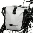 thumbnail image 1 of AFISHTOUR Waterproof Bike Panniers, 15L Bike Bags for Bicycles Rear Rack, Bicycle Saddle Bag for Grocery (Grey, 1 PCS), 1 of 8