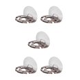 thumbnail image 1 of bedienty Toothbrush Holder Removable Wall-mounted Waterproof Self-adhesive Toothpaste Shaver Rack Indoor Storage Bracket Transparent Grey 5Set, 1 of 6
