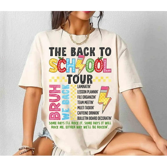 The Back To School Tour Shirt, ABCD Teacher Shirt, Teacher Tour Tee, Back To School Tour Tee, First Day Of School, First Day Of School Shirt