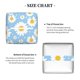 thumbnail image 5 of Balery Daisies Flowers Porta Pañuelos de Cuero con Estampado – Funda Moderna Cuadrada para Caja de Pañuelos, Dispensador 5x5x5'', 5 of 7
