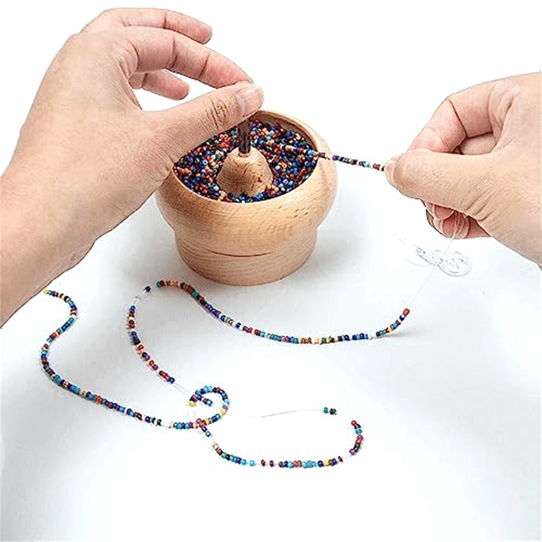 Wooden Bead Spinner Bead Spinner Cheap Waist Beads Kit for Jewelry Making  Bracelet Maker Stringing Wooden Crafting 