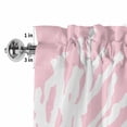 thumbnail image 4 of Window Valance for Kitchen,Abstract White Coral on Pink Rod Pocket Curtain Valances Short Curtains Drapes Panel,Summer Marine Life Window Treatment Topper for Living Room Bathroom Bedroom Home Decor, 4 of 9