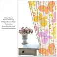 thumbnail image 5 of 70s Cute Flower Small Curtains for Children Room, Cartoon Childlike Butterfly Rod Pocket Insulated Out Window Drapes, Breathable Privacy Curtains for Bedroom Living Room Apartment-W42xL54in, 5 of 6