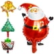 thumbnail image 2 of Globos navideños de aluminio con dibujos animados, mini decoraciones para fiestas, globo de Papá Noel, globo de muñeco de nieve con ciervo en 3D para niños, 2 of 5