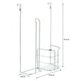 thumbnail image 6 of Kitchen Details 2-in-1 over-the-Cabinet Basket, 4.6 Wide and 10.4 Length in Chrome, 6 of 8