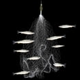 thumbnail image 3 of Red de pesca de malla con cuentas luminosas nocturnas Conector de rodamiento de anillo de bolas (3) Ehuebsd Para Estrenar, 3 of 3