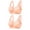 Orange, variant on Wireless Bras for Women Plus Size,Stretch Push-Up Womens Bras,Woman's Color Comfortable Hollow Out Perspective Bra Underwear No Rims