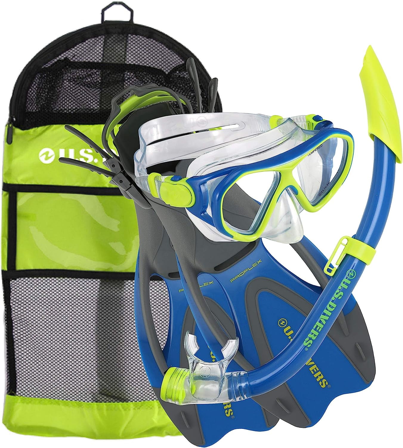 U.S. Divers Dorado Jr Kids Snorkeling Set Fog Resistant Lens