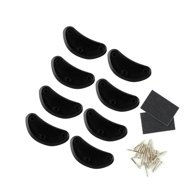 Shoes Boots Rubber Sole Heel Repair Pad Guard Plate Mat Tap Black 4