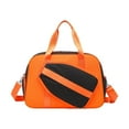 thumbnail image 1 of Bolso de pickleball sport Tote extraíble correa de hombro ajustable, bolso de hombro multipropósito con compartimento para zapatos para bádminton Naranja, 1 of 8