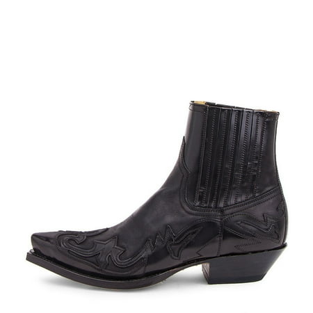 

Men s Chelsea Boots Casual Comfortable High top Western Cowboy Boots Embroidered Pointed Toe Stitched Oxford Boots