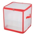 thumbnail image 1 of Gkeoshab Home Textile Storage Christmas Ornament Storage Container With Dividers Zippered Convenient Adjustable Heavy Duty 600D Large Organizer To And Store Holiday Décor Home & Garden, 1 of 7