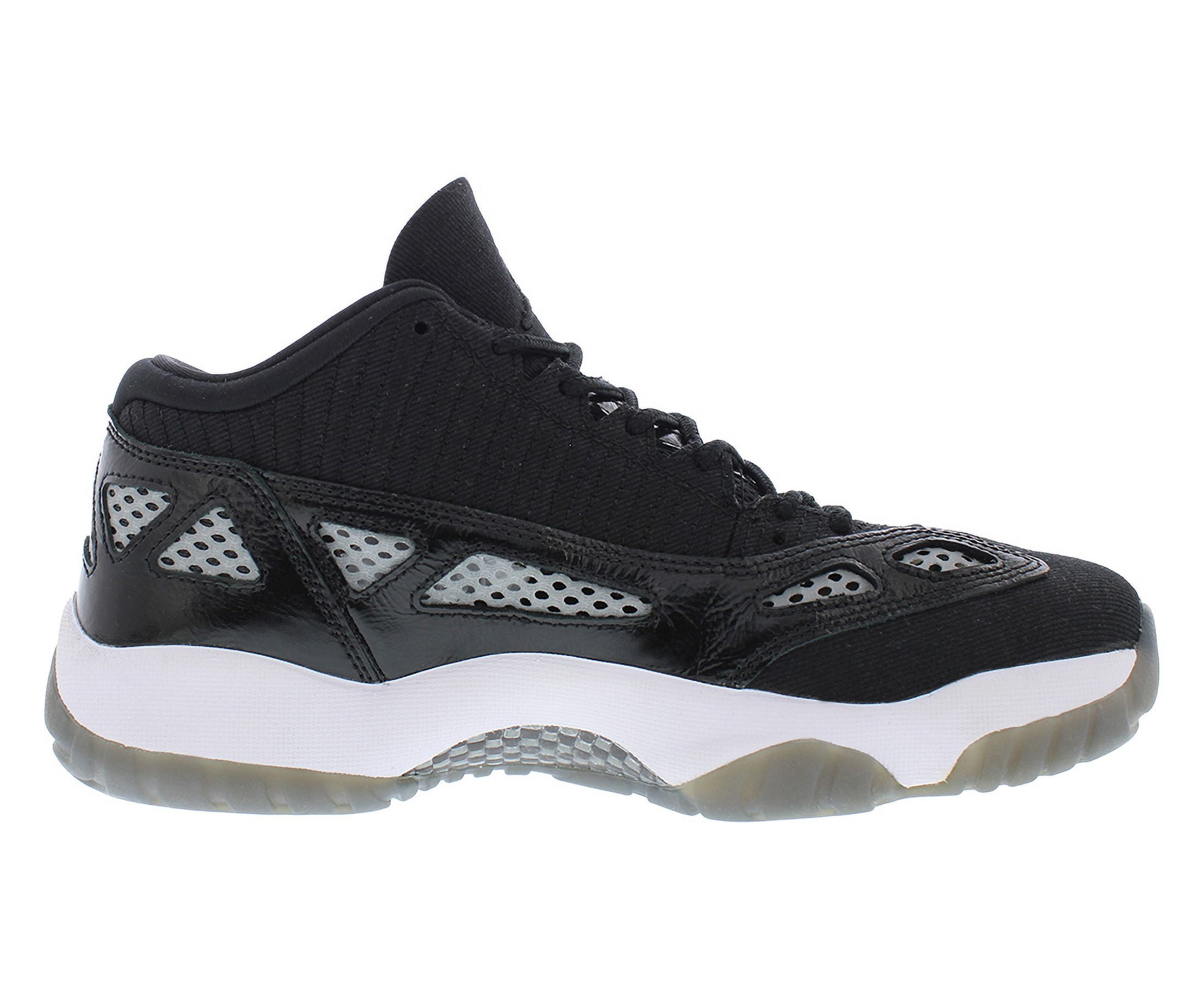 Men's Jordan 11 Retro Low IE Black/Black-White, Size 8.5