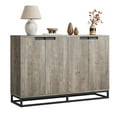 thumbnail image 2 of 55 Inch Sideboard Buffet Cabinet - 4 Doors & Adjustable Shelves, Multi-Scene Storage for Dining Room & Entryway, 2 of 9