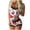 ZE-White, variant on Xmyrz Valentine's Day Womens Pajama Sets Classic Print Lace Loose Heart Trendy Shorts Set Recreation Tank Top Attractive Sleepwear Pj Outfit Sets