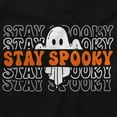 thumbnail image 2 of Halloween Ghost Stay Spooky Gradient Toddler Boy Girl T Shirt Infant Toddler Brisco Brands 6M, 2 of 5