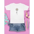 thumbnail image 3 of Love Daisy Positive Heart  T-Shirt Juniors -Image by Shutterstock,  Medium, 3 of 4