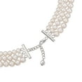 thumbnail image 3 of Ross-Simons 5-8mm Cultured Pearl 3-Strand Necklace With Sterling Silver, Women's, Adult, 3 of 4