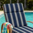 thumbnail image 4 of Outdoor High Back Chair Cushion, Water-Resistant Seat and Back Pad with Ties, Comfortable Portable Cushion for Patio Garden and Camping, 4 of 4