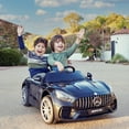 thumbnail image 2 of Kidzone 12V 45W Licensed Mercedes-Benz Ride On Car - White, 2 of 7
