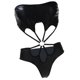 thumbnail image 5 of De De Piezas de material cuero De De Interior Fuera Del Hombro De Interior Ropa De Dormir Colcomx conjunto de ropa interior de mujer, 5 of 8