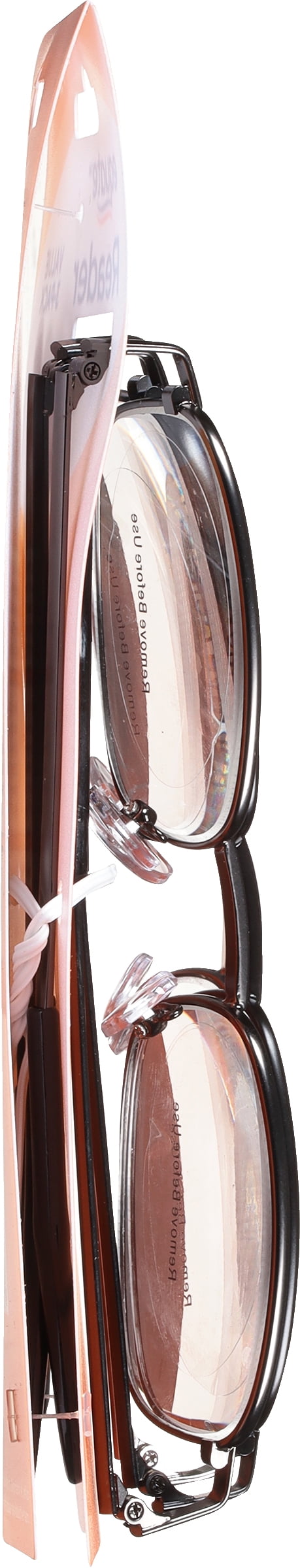 Equate Council Value 3-Pack Unisex Rectangular Reading Glasses, +2.50
