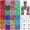 24 Mix Clear + AB colors | 3mm, variant on 33000Pcs Rhinestones for Bedazzling, 3mm Bedazzler Kit with Flatback Rhinestones for Clothes Crafting Crafts Nails Clothing, Flat Back Resin Rainbow Colorful Colored Crystal with B 7000 Glue Clear