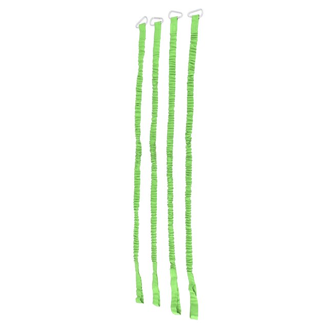 Canoe Paddle Lanyard, 4Pcs Elastic Nylon Portable Kayak Paddle Rope Wear Resistant for Surfing Green,Grey,Black,Red