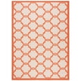 thumbnail image 4 of SAFAVIEH Courtyard Estelle Geometric Indoor/Outdoor Area Rug, Beige/Terracotta, 4' x 5'7", 4 of 10