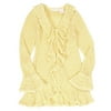 mary-kate and ashley brand - Girl's Crochet Sweater Duster