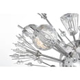 thumbnail image 6 of Vera 19 inch crystal starburst wall sconce in chrome, 6 of 9