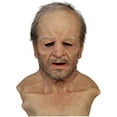 thumbnail image 1 of Old Man Face Cover Halloween Fancy Dress Head Para Masquerade Realistic Headgear sonducket HA042095-02, 1 of 5