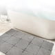 thumbnail image 5 of Esterilla antideslizante interbloqueada - Azulejos impermeables de PVC para ducha, piscina y gimnasio - Diseño modular de drenaje, 30x30cm, gris/azul/rojo/verde/negro, 5 of 6