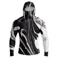 thumbnail image 6 of Sun Shirt UPF 50+ Men's Fishing Long Sleeve UV Protection Hoodie with Face Mask and Thumb-Holes Hiking Rash Guard Swimming Running, 6 of 7