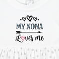thumbnail image 4 of Inktastic My Nona Grandma Loves Me Girls Girls Baby Dress, 4 of 5