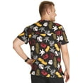 thumbnail image 3 of Tooniforms Scrubs Top For Men V-Neck TF740, 3 of 7