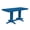 Blue, variant on Keystone Amish Co. Poly Composite Counter Table, 6-Foot, Blue