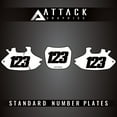 thumbnail image 2 of Attack Graphics Number Plate Backgrounds for Yamaha YZ400F 1999, 2 of 2